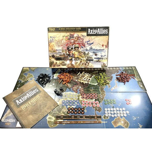 Axis & Allies 1941: The World Is At War WWII Strategy Board Game Avalon Hill - Picture 3 of 16